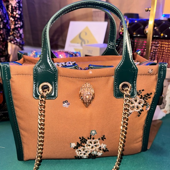 Kurt Geiger Handbags - Kurt Geiger NWT Shoulder/Crossbody Floral Sequin Bag NWT